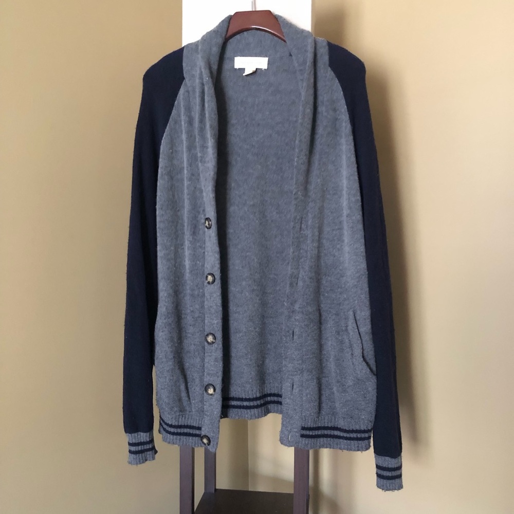 HOST PICK! Dark Gray and Navy Blue Cardigan